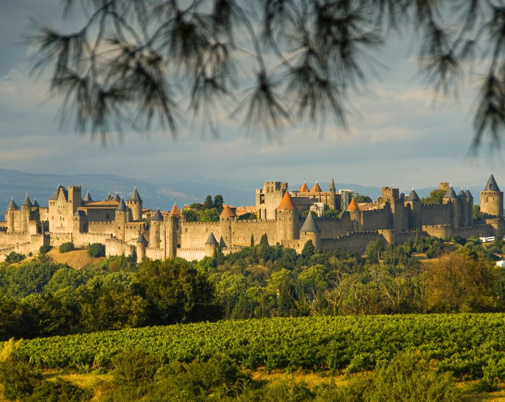 Château à Carcassonne en France