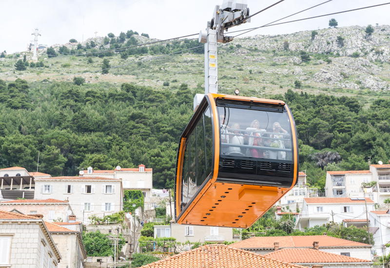 cable car, Dubrovnik, Croatia