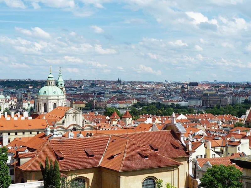 Vue du Château de Prague, République Tchèque