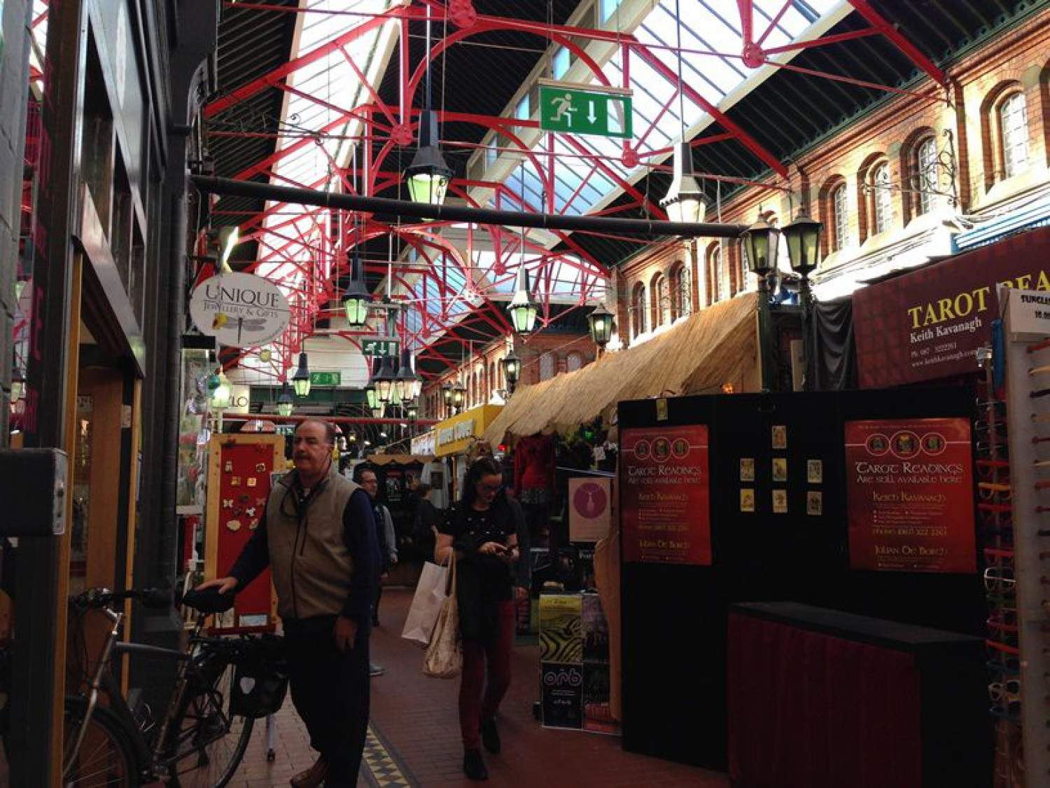 Indoor market: George's street arcade, Dublin, Ireland