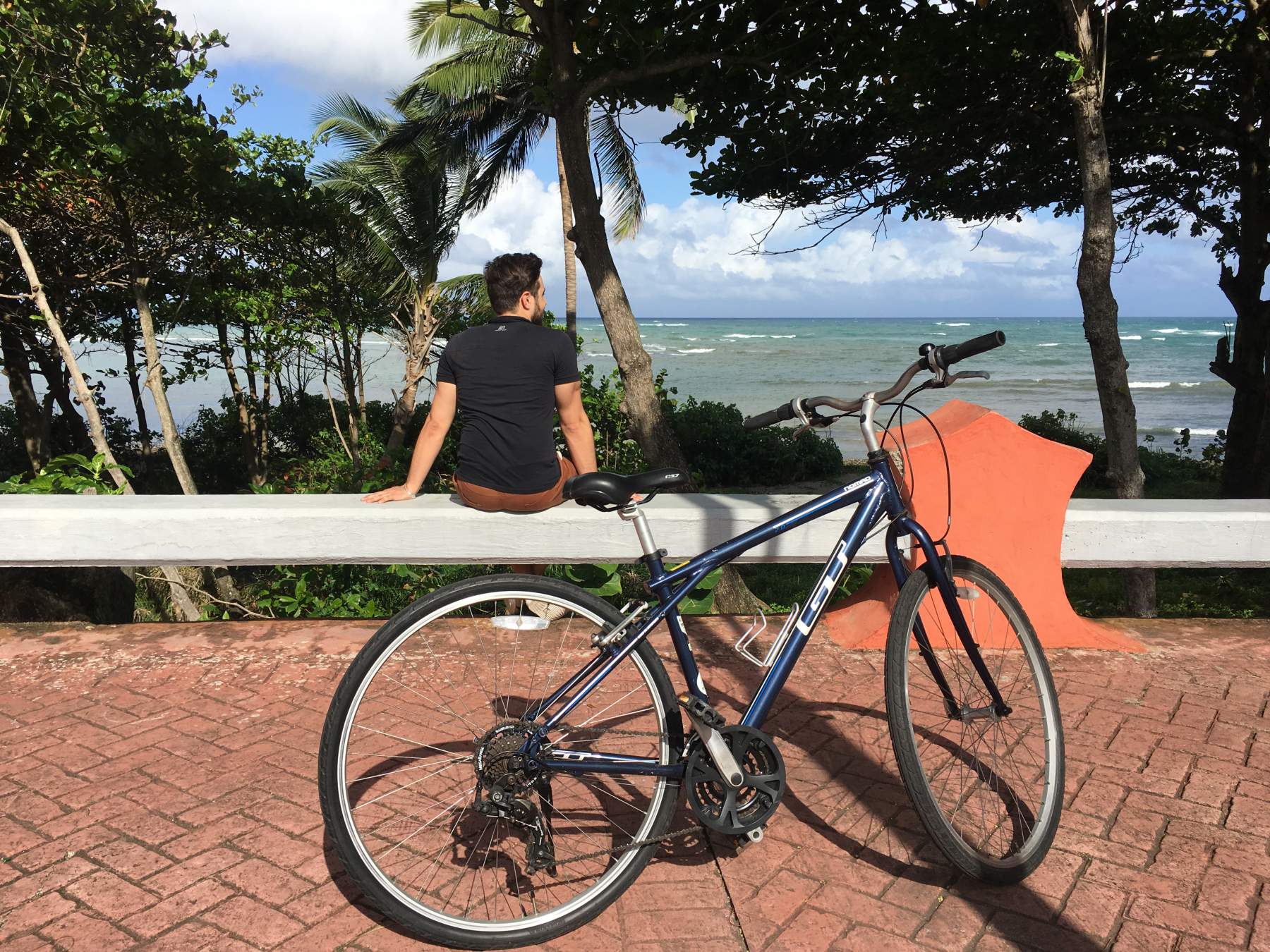 Bike ride in Malecon, Puerto Plata, Dominican Republic