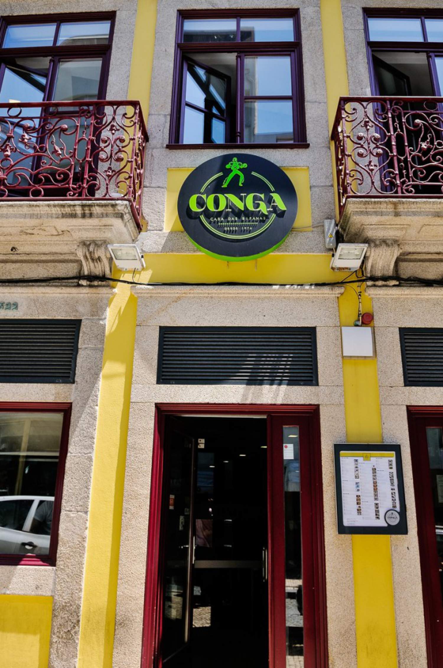 Front of the Congo restaurant, Porto