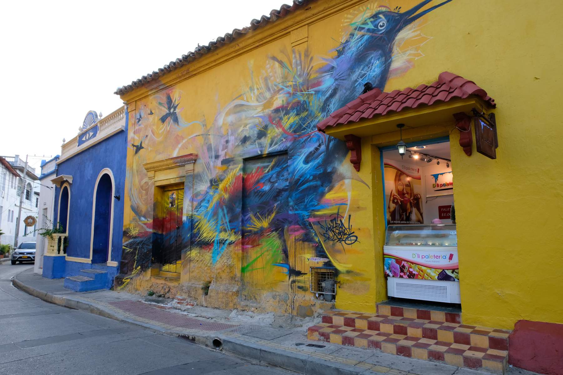 Grafittis in Getsemaní, Cartagena, Colombia