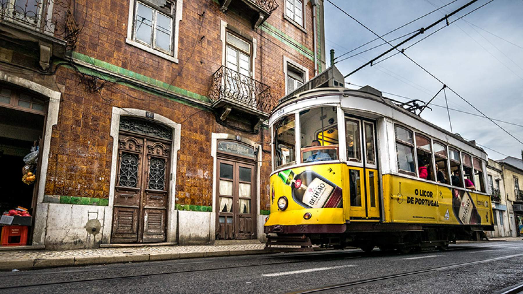 Tram à Lisbonne, Portugal