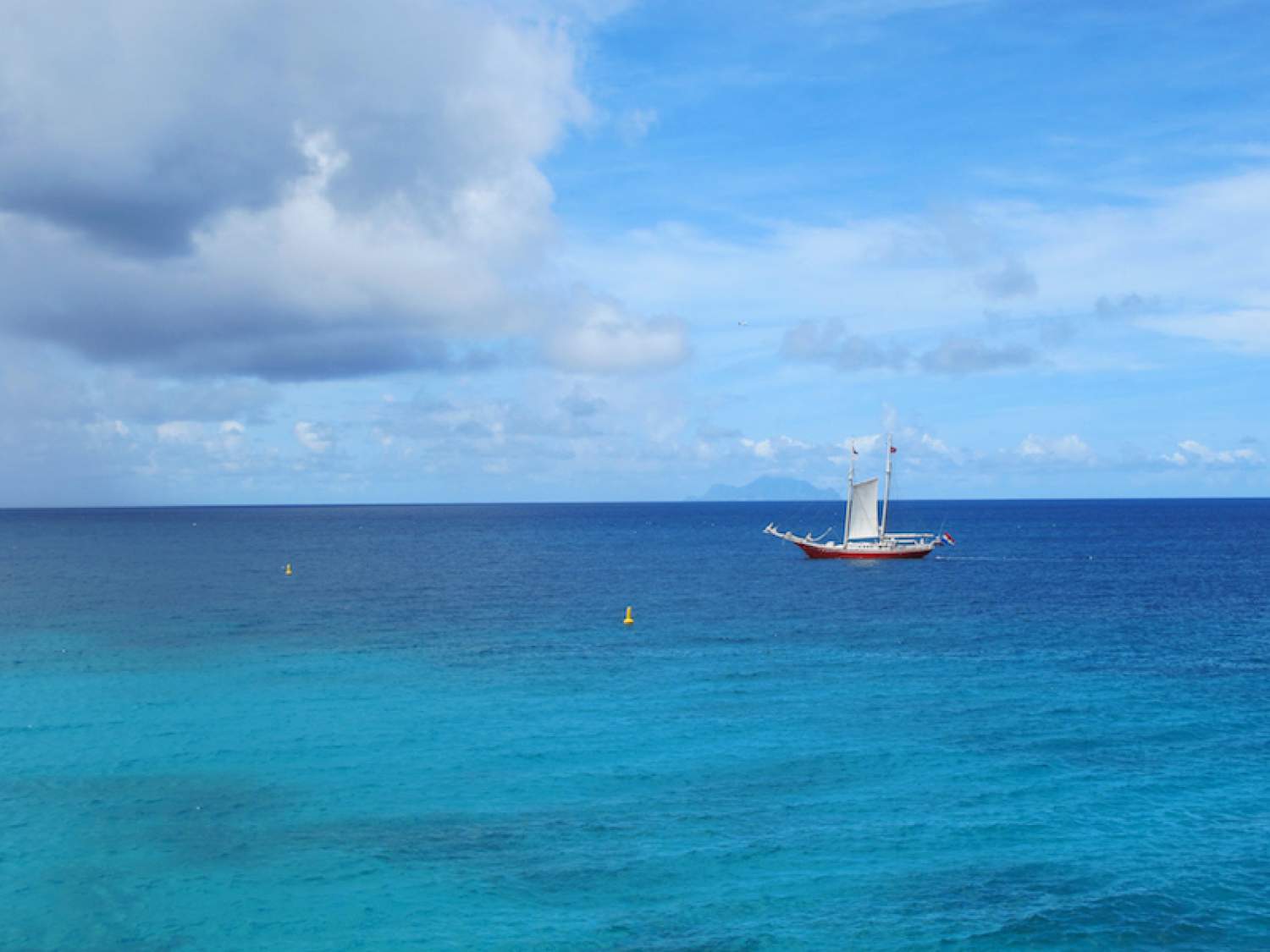 Sailboat in the Caribbean