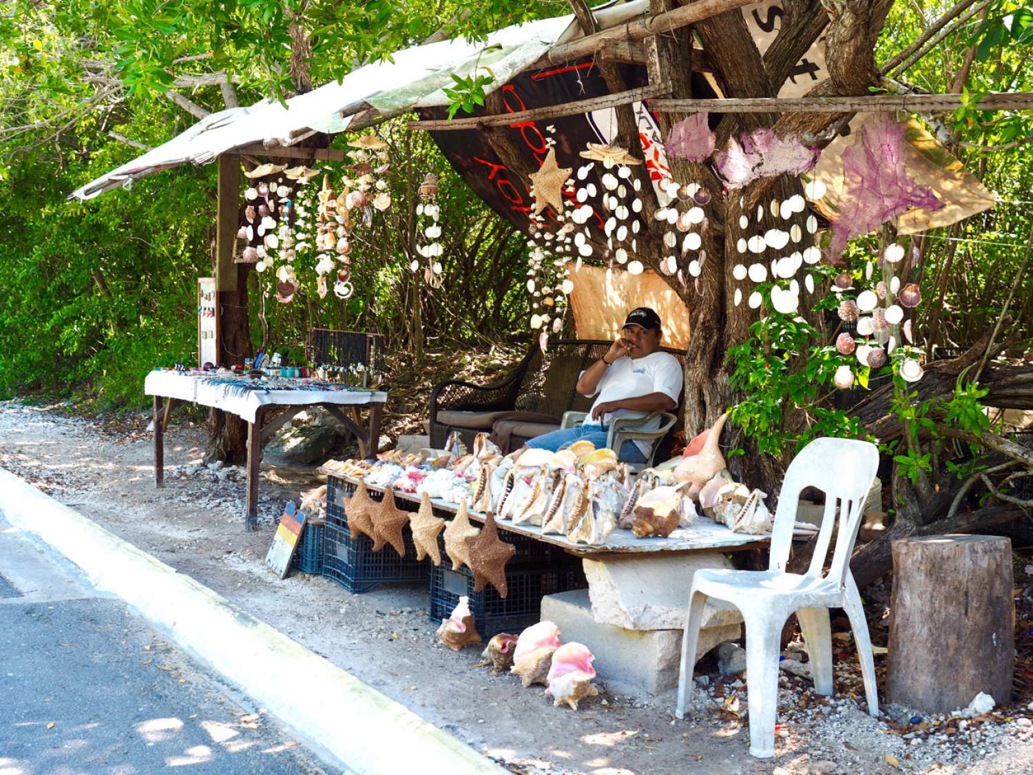 Boutique de coquillages sur Avenida Rueda Medina, Isla Mujeres