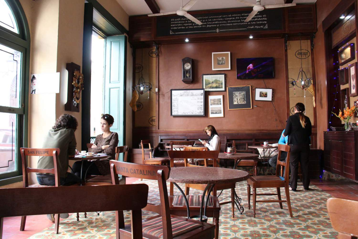 Café O'Reilly à La Havane, Cuba