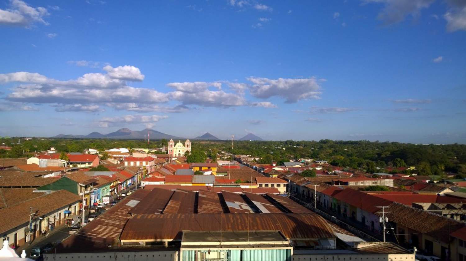 Ville de Leon au Nicaragua
