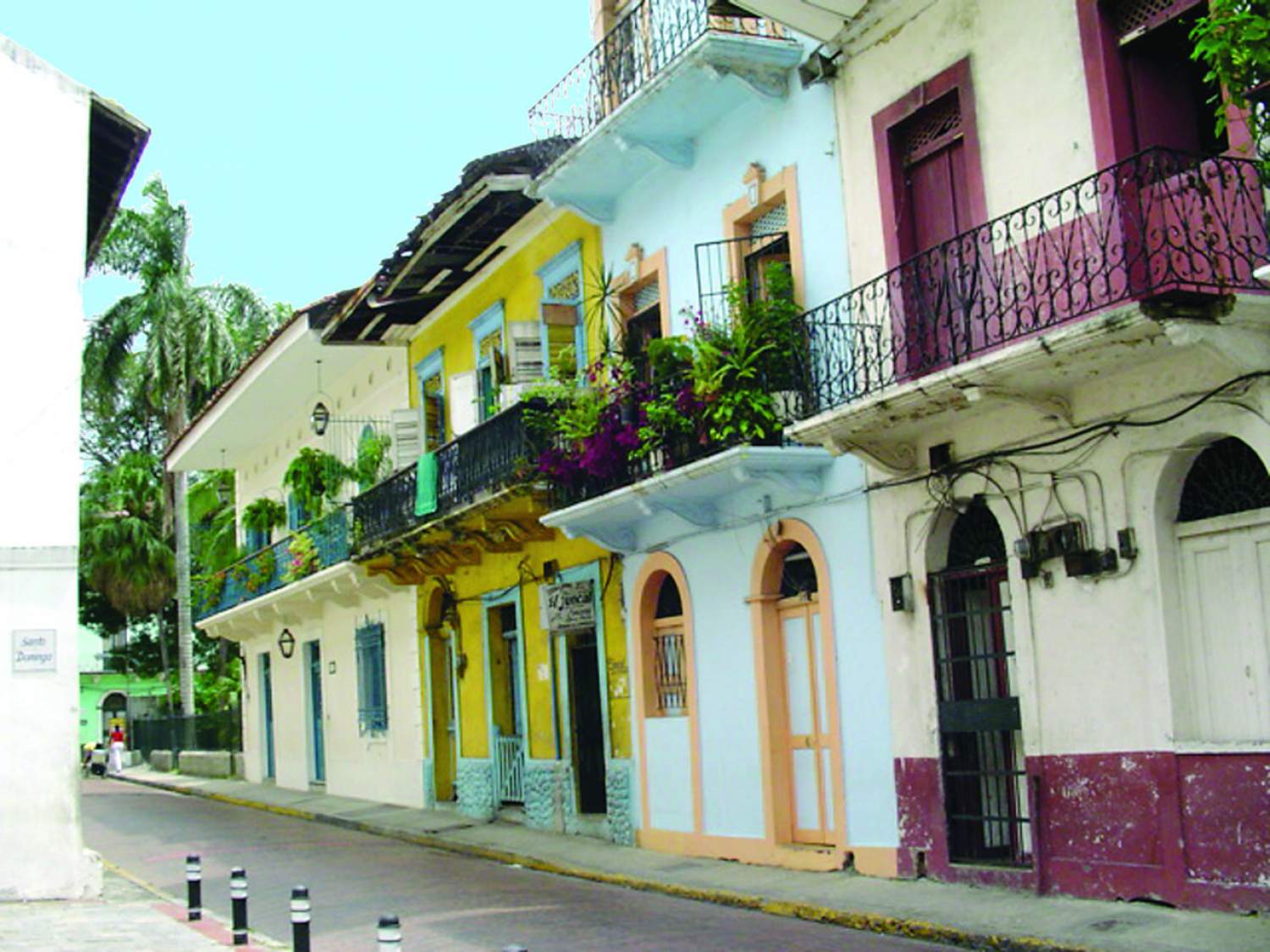 Petites maisons colorées du quartier Casco Viejo
