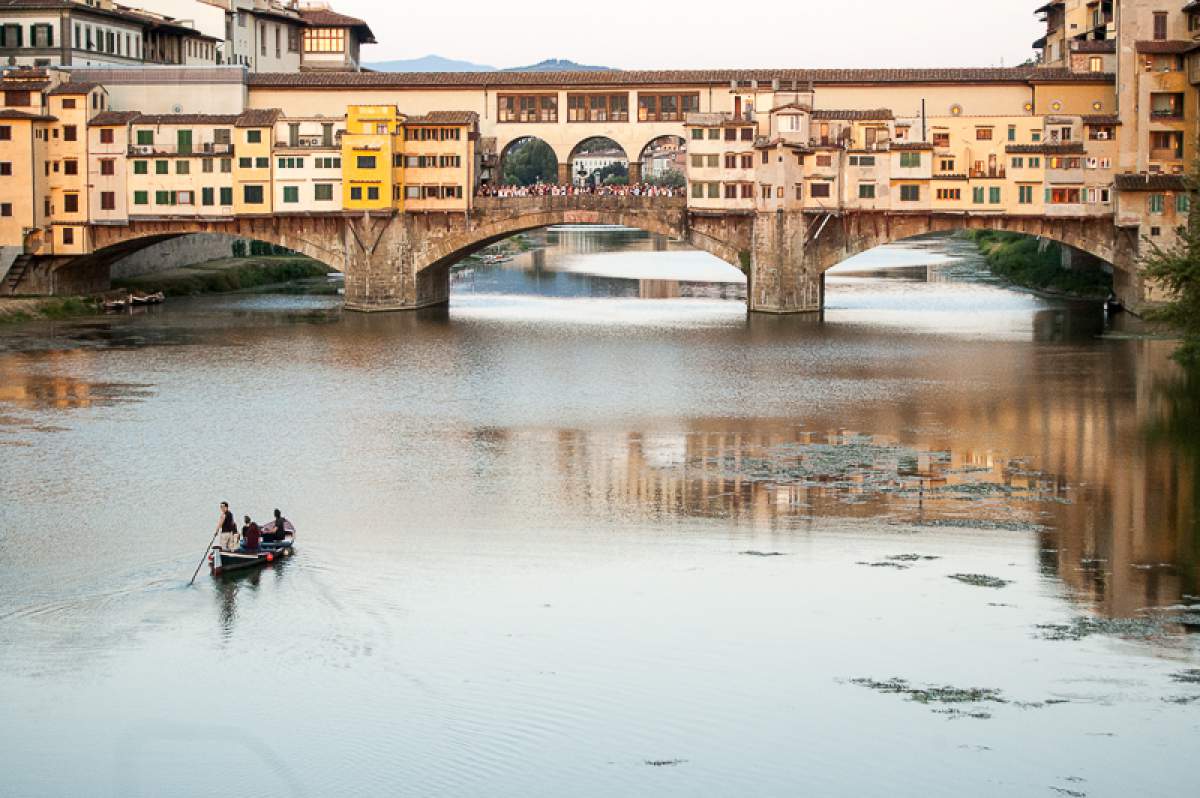 Ponte Vecchio à Florence, italie