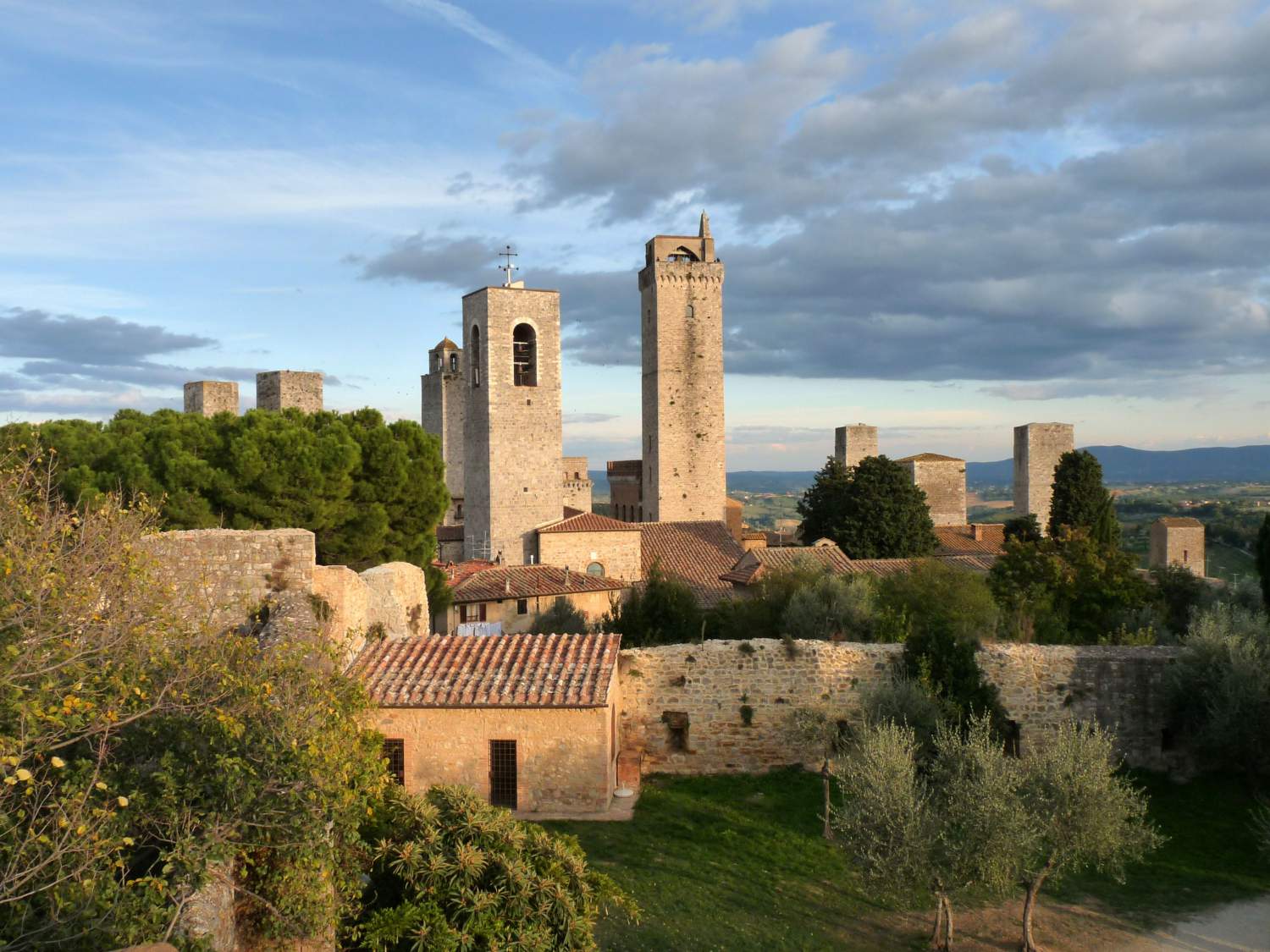 Village de San Gimignano, Italie