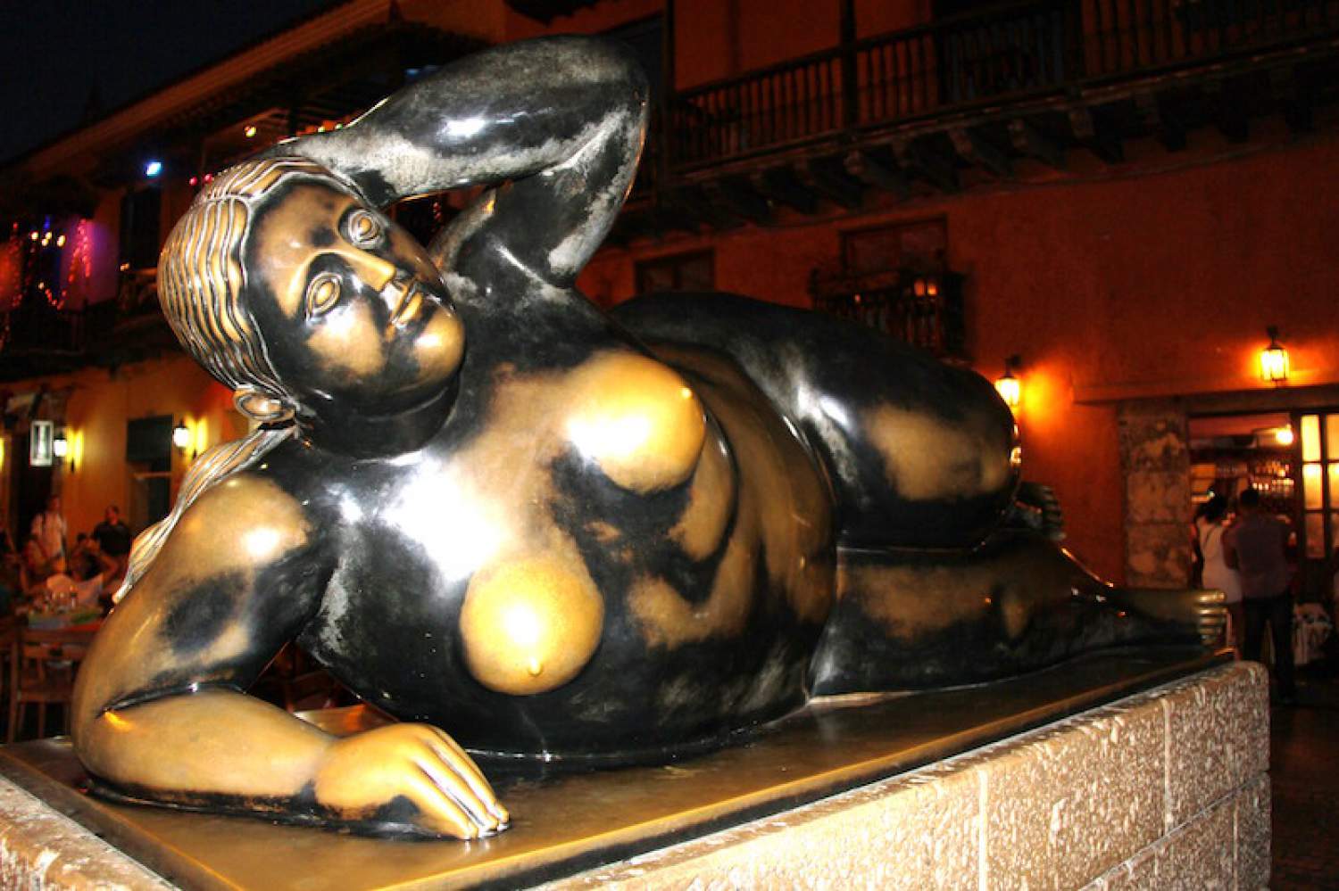 Statue à Carthagène, Colombie
