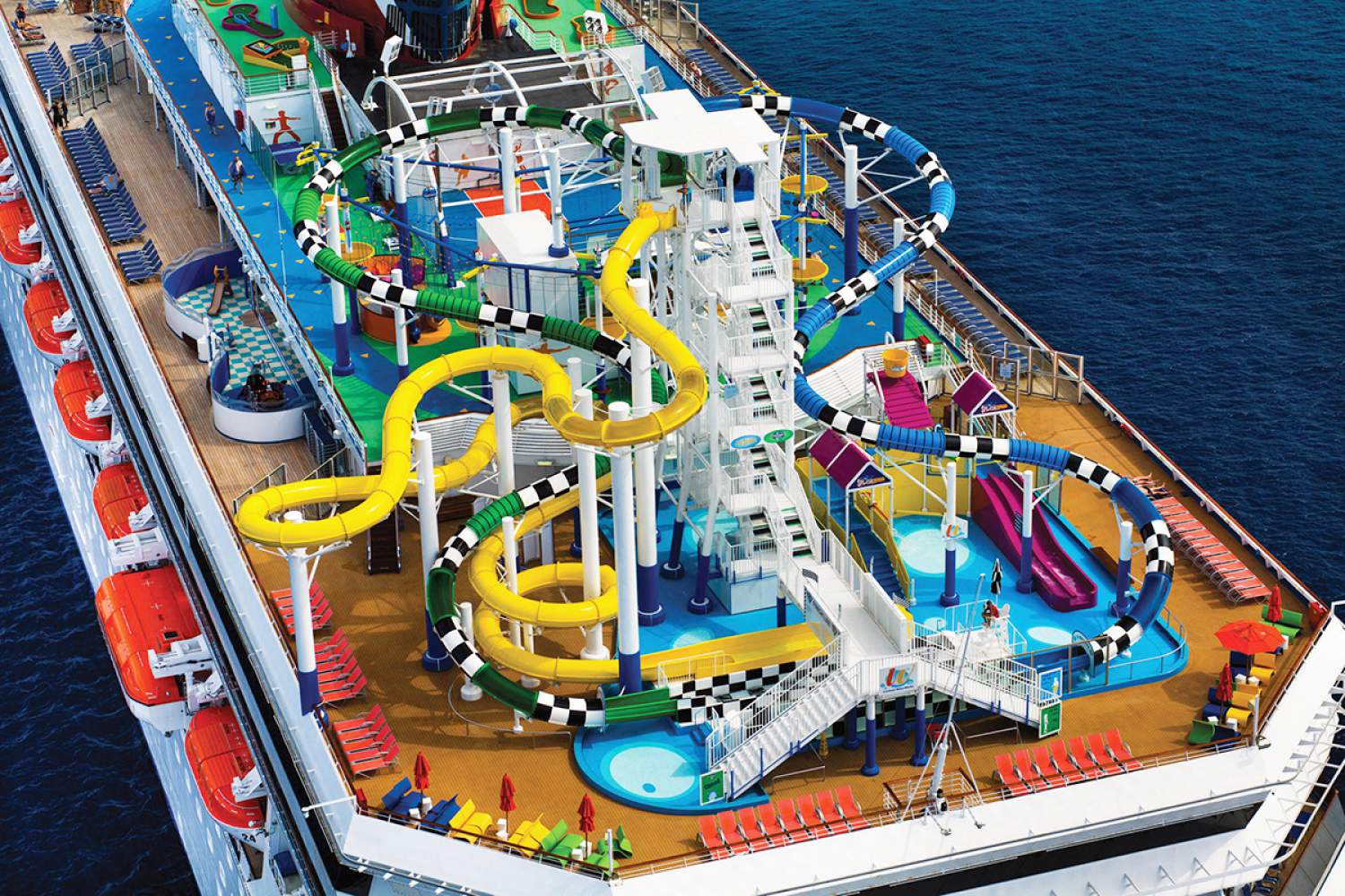 cruise ship with best water park