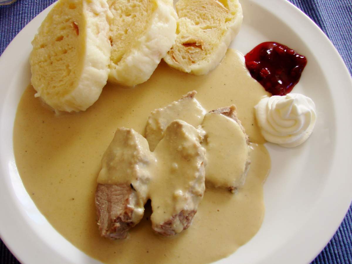 Svíčková, traditional food in Czech Republic