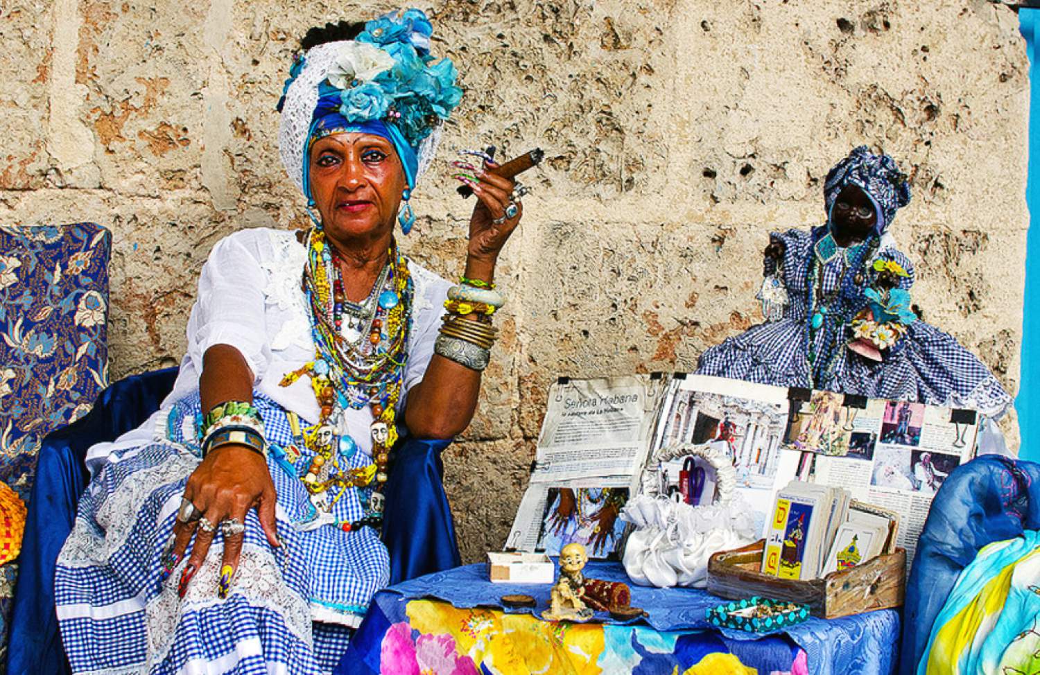 Tarot reader in Santiago de Cuba, Cuba