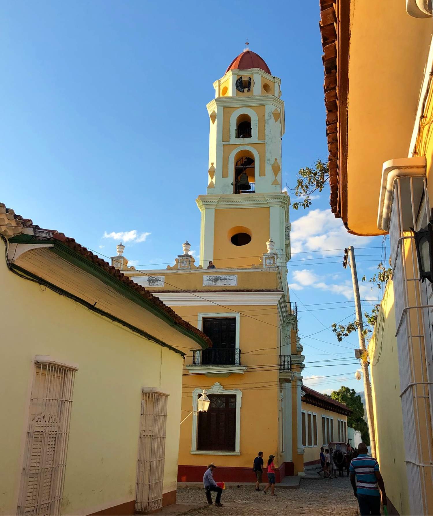 Clock tower in Trinidad, Cuba