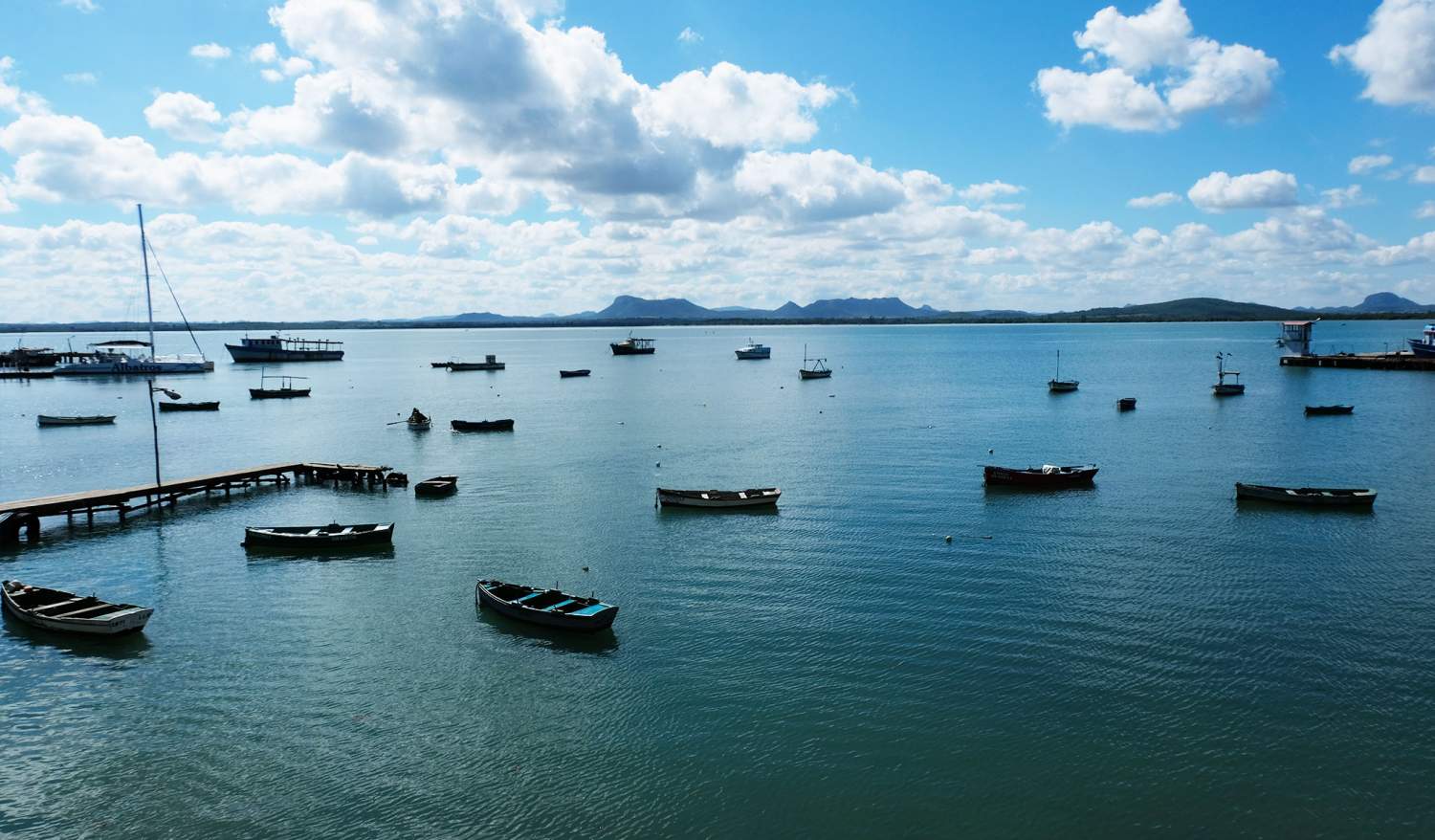 View of Gibara's marina in Cuba