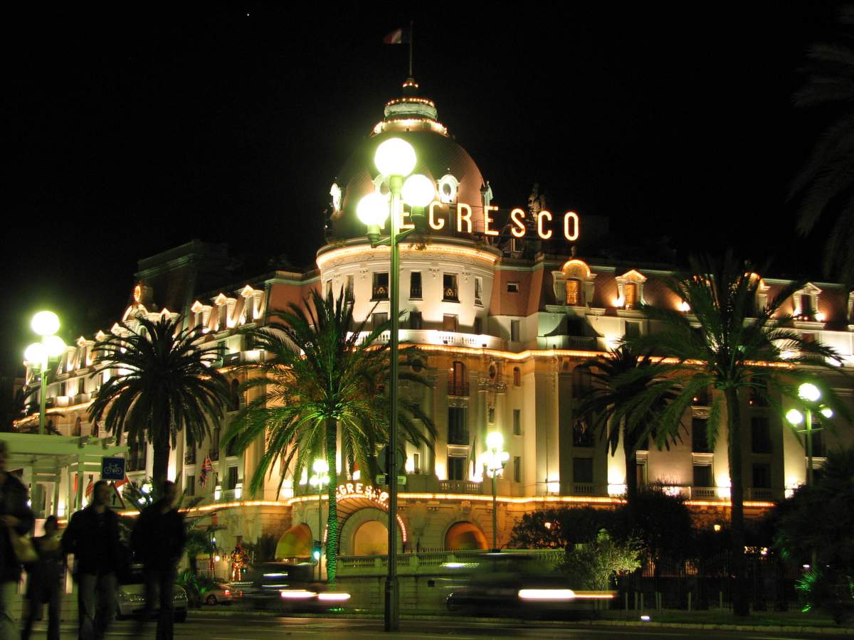 Negresco hotel in Nice, France