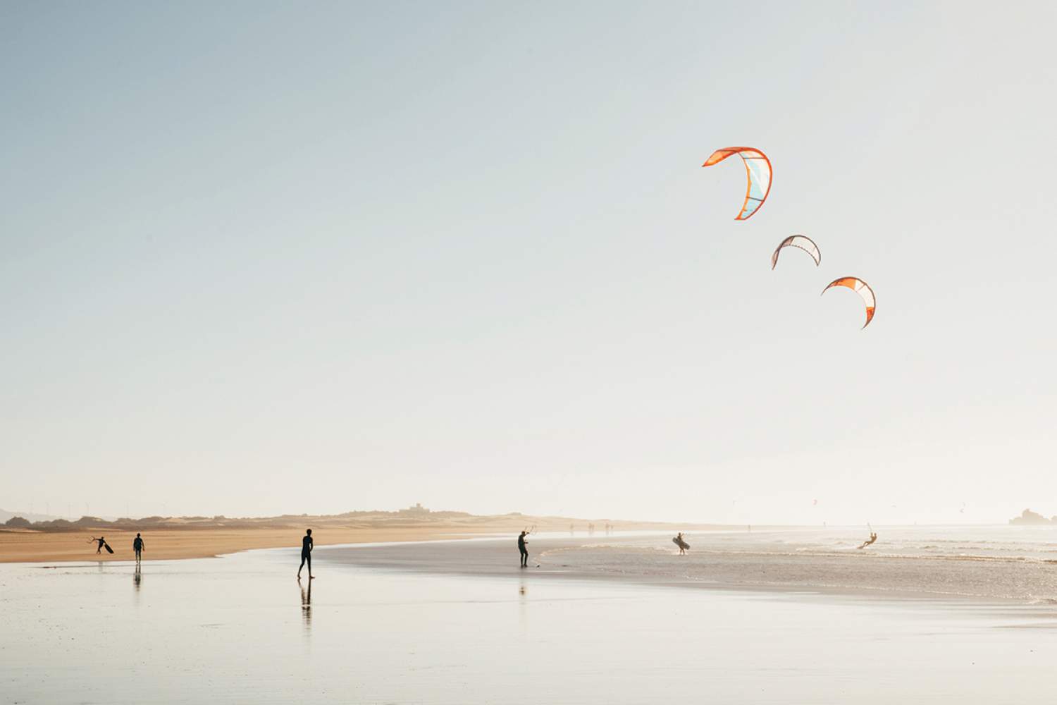 Kite surfing on Samana's beaches