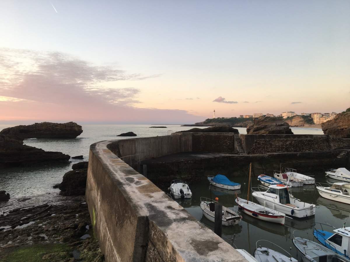 Port des pêcheurs à Biarritz