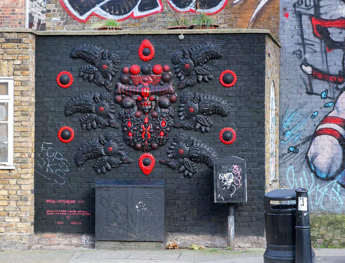Art de rue par Hare Krsna à Londres