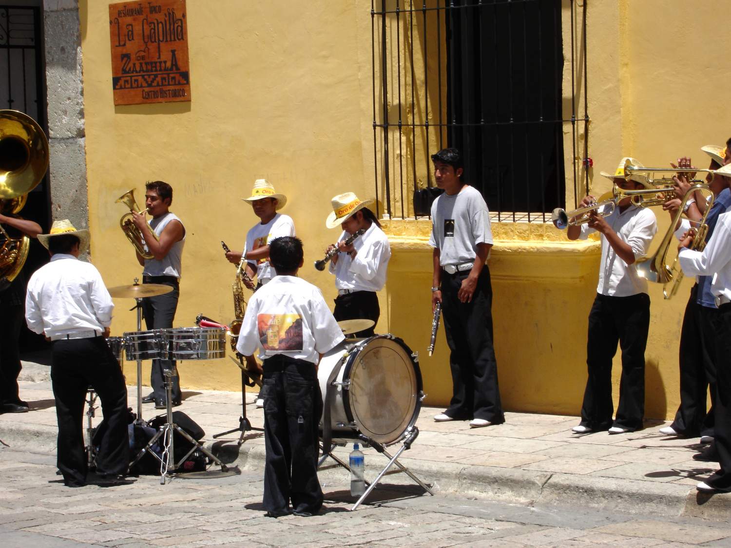 Band de rue au Mexique