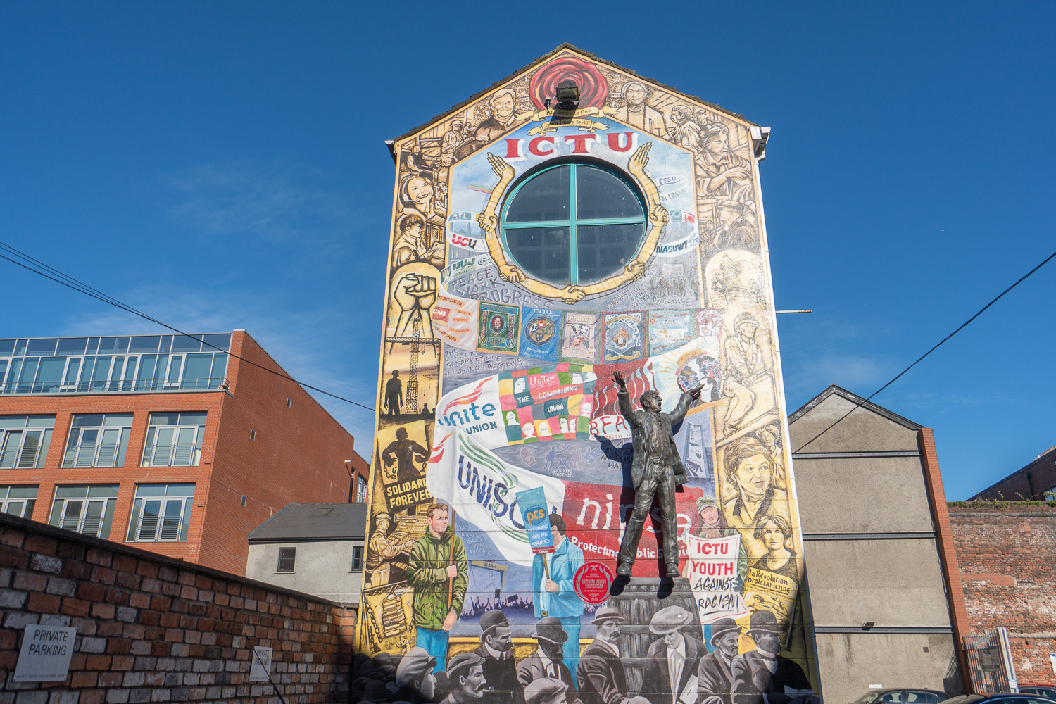 Art de rue à Belfast, Irlande