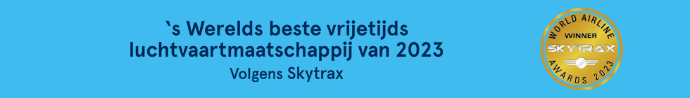 ‘s Werelds beste vrijetijds luchtvaartmaatschappij van 2023. Skytrax World Airline Winner Awards 2023.