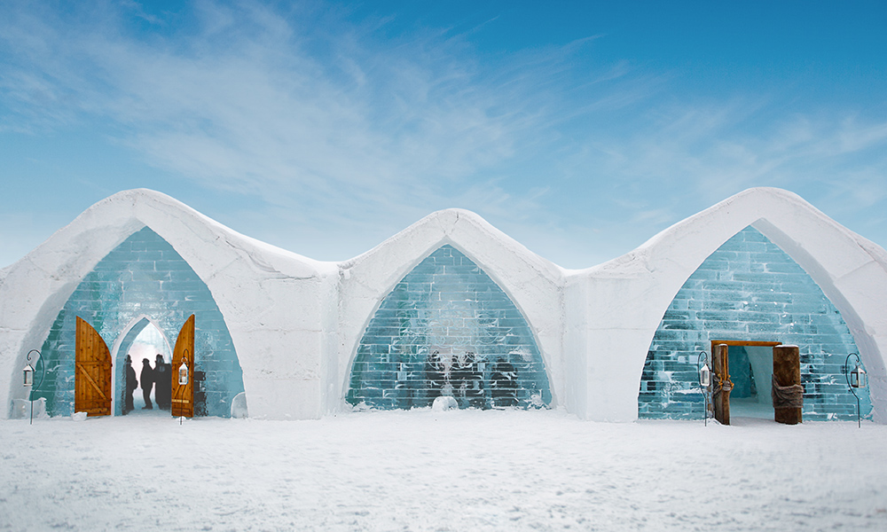 Québec, hôtel de glace