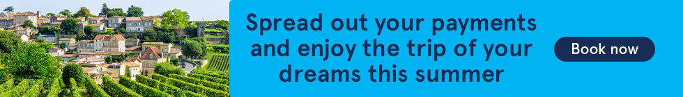 Spread out your payments and enjoy the trip of your dreams this summer. Book a trip.