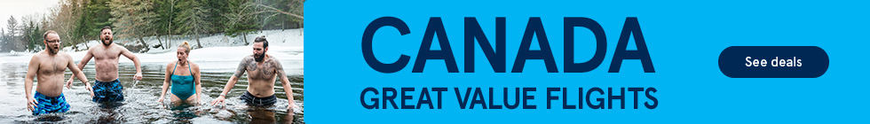 Canada. Great value flights. Search deals.