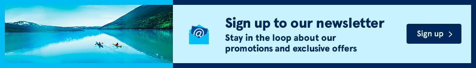Sign up to our newsletter. Stay in the loop about our promotions and exclusive offers. Sign up