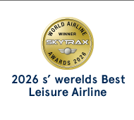 ‘2026 s’ werelds Best Leisure Airline. Skytrax Awards.