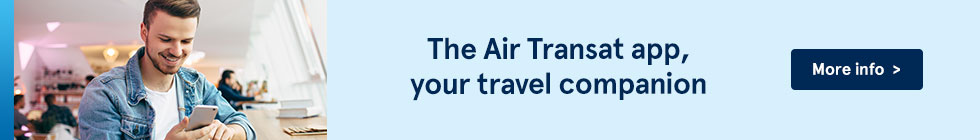 The Air Transat app, your travel companion