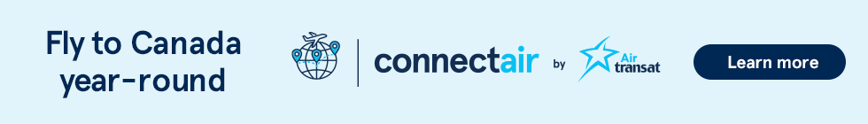 Fly to Canada year-round.