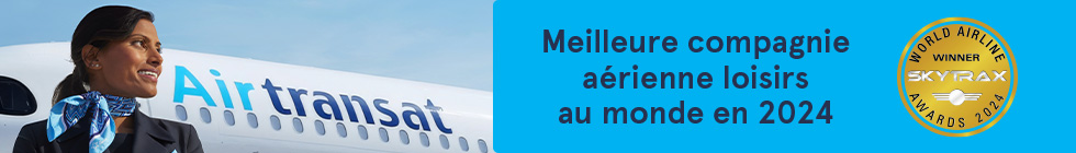 Meilleure compagnie aérienne loisirs au monde en 2024 selon Skytrax. Skytrax World Airline Winner Awards 2024.