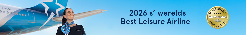 Air Transat. 2026 s’ werelds Best Leisure Airline. 