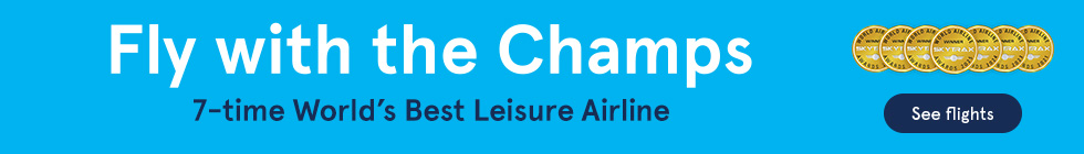 Fly with the champs. 7-time World's Best Leaisure Airline. See flights.
