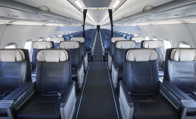 Airbus 321LR Interior