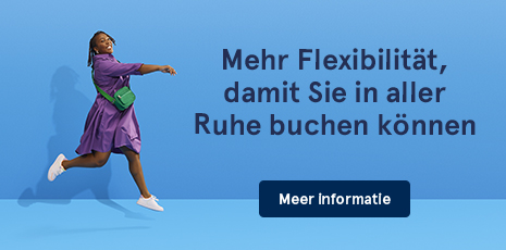 Mehr Flexibilität, damit Sie in aller Ruhe buchen können. Tarifoptionen anzeigen.